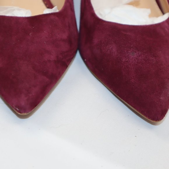 Gianni Bini Maroon Suede Pointed Heels Pumps Women's Size 7-NWOT - Picture 3 of 8